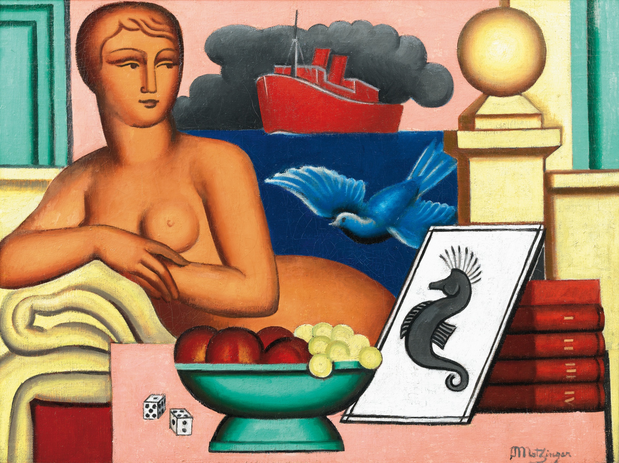 Femme à l'hippocampe