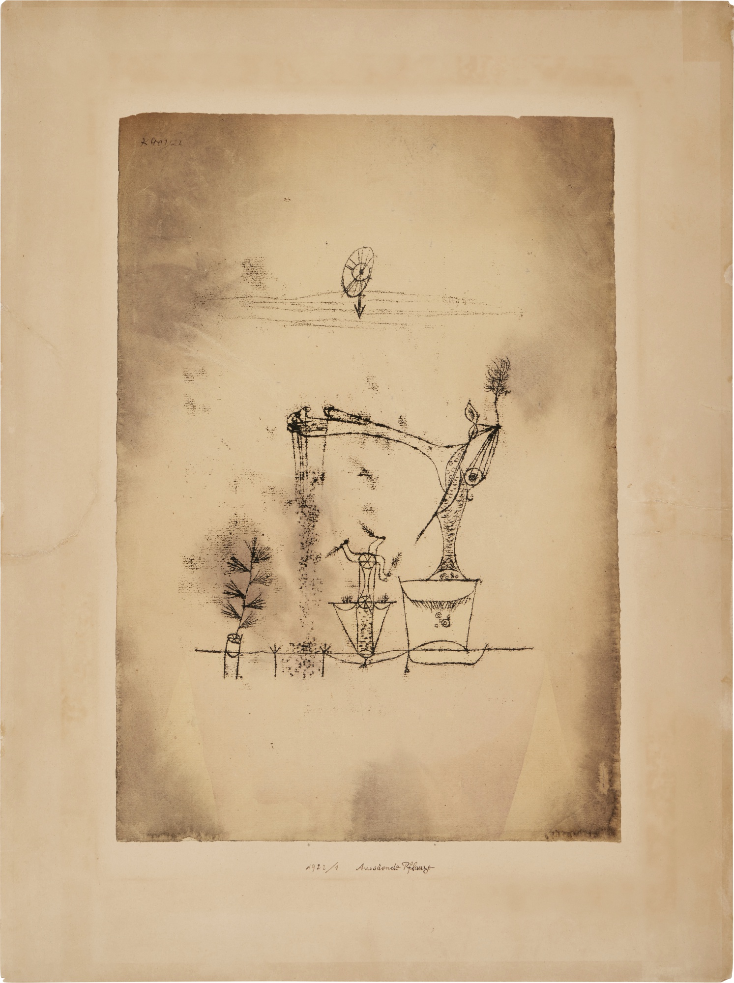 Paul Klee — Aussäende Pflanze (Sowing Plant)