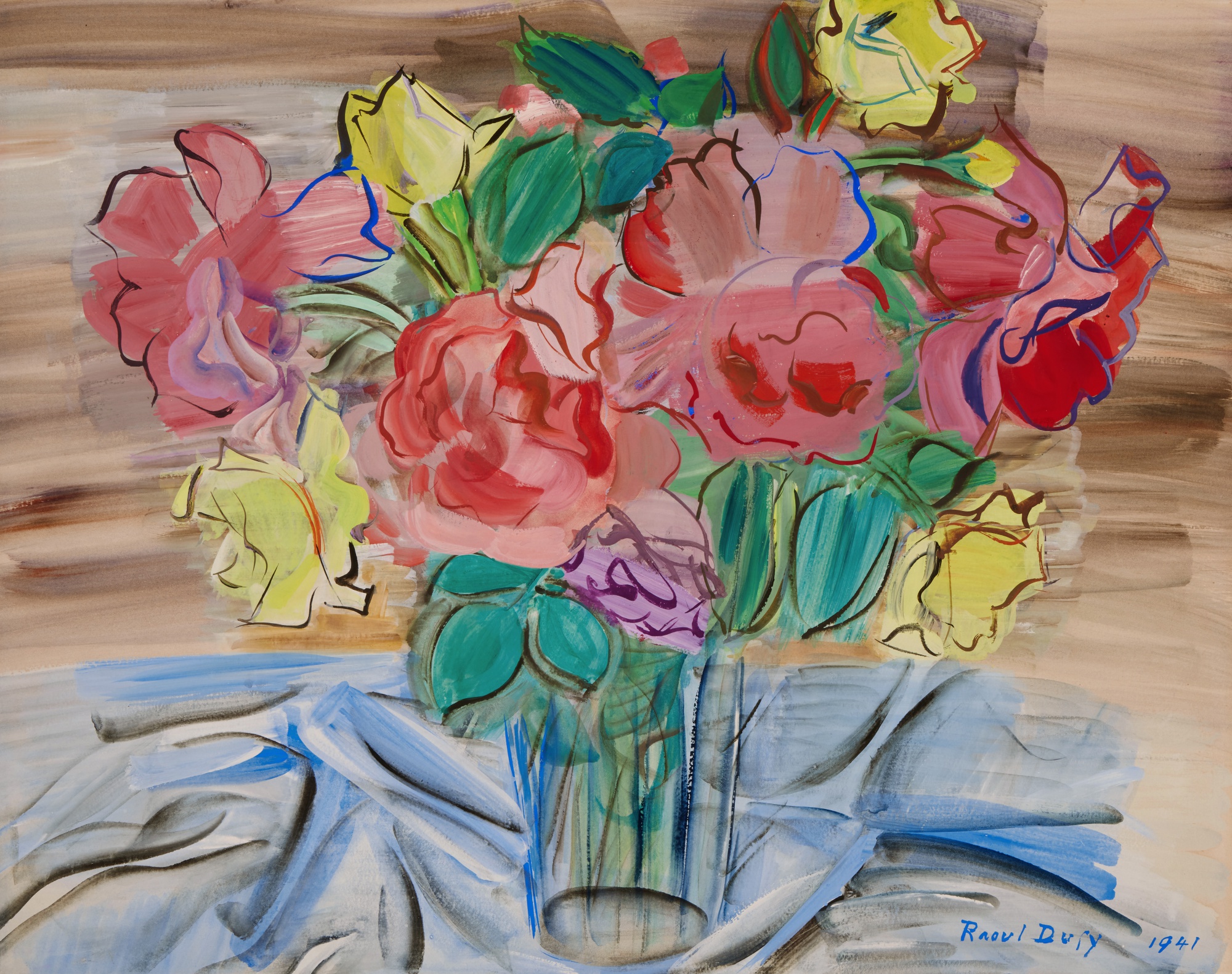 Raoul Dufy — Bouquet de roses