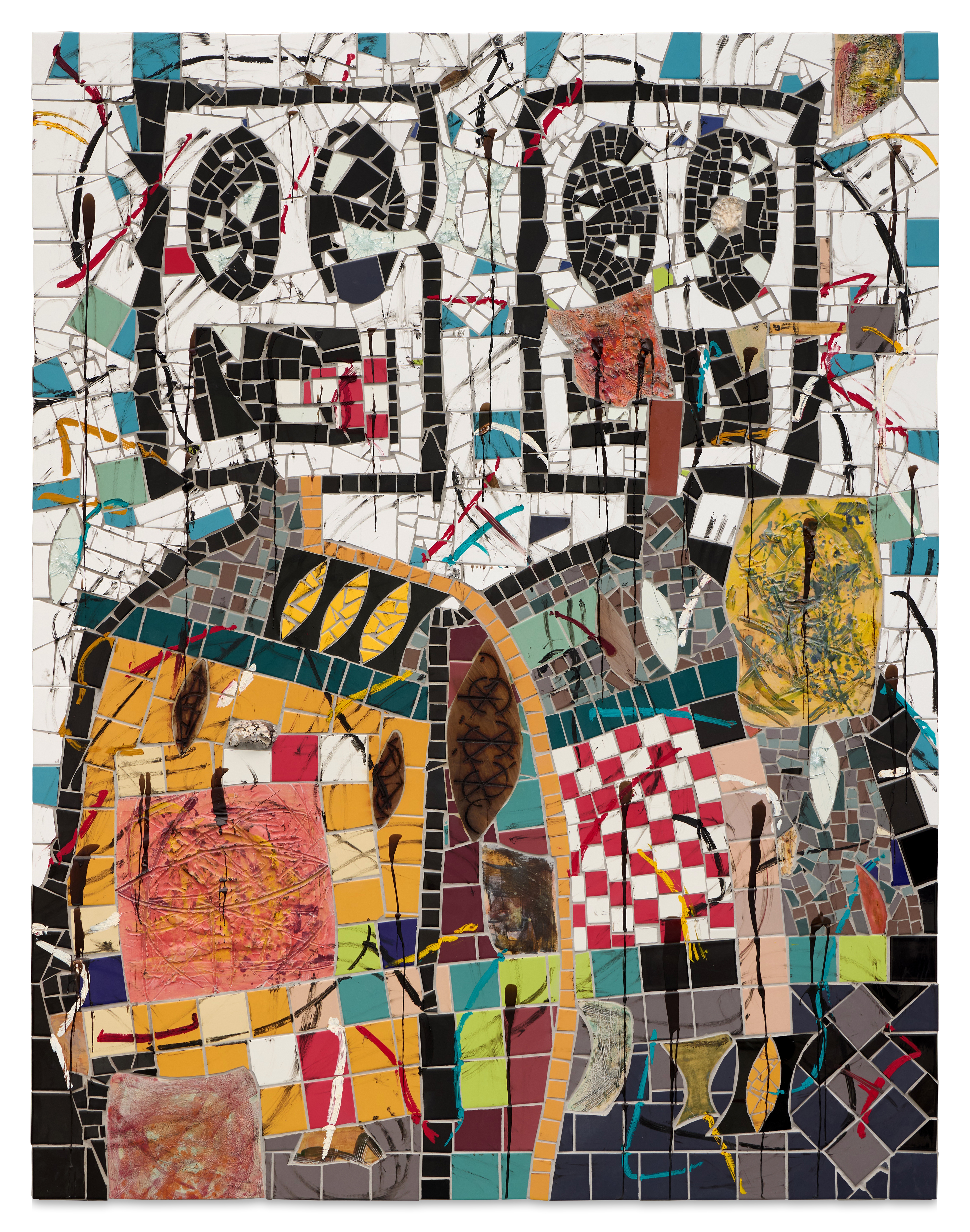 Rashid Johnson — Two Standing Broken Men