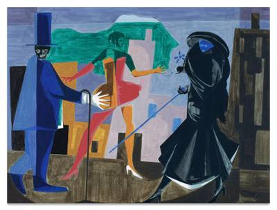 Two Comedians and a Dancer