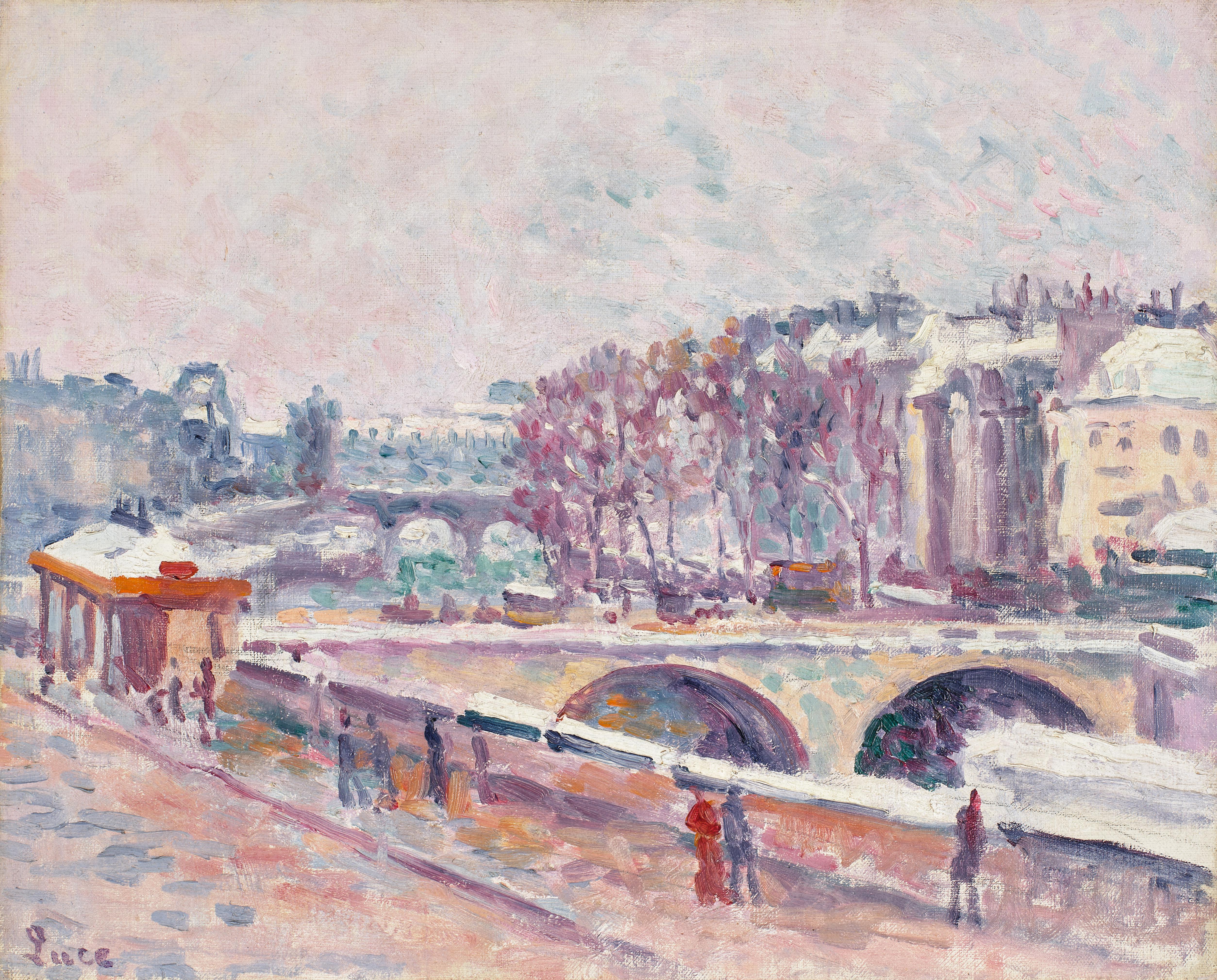 Maximilien Luce — Le Quai Saint-Michel