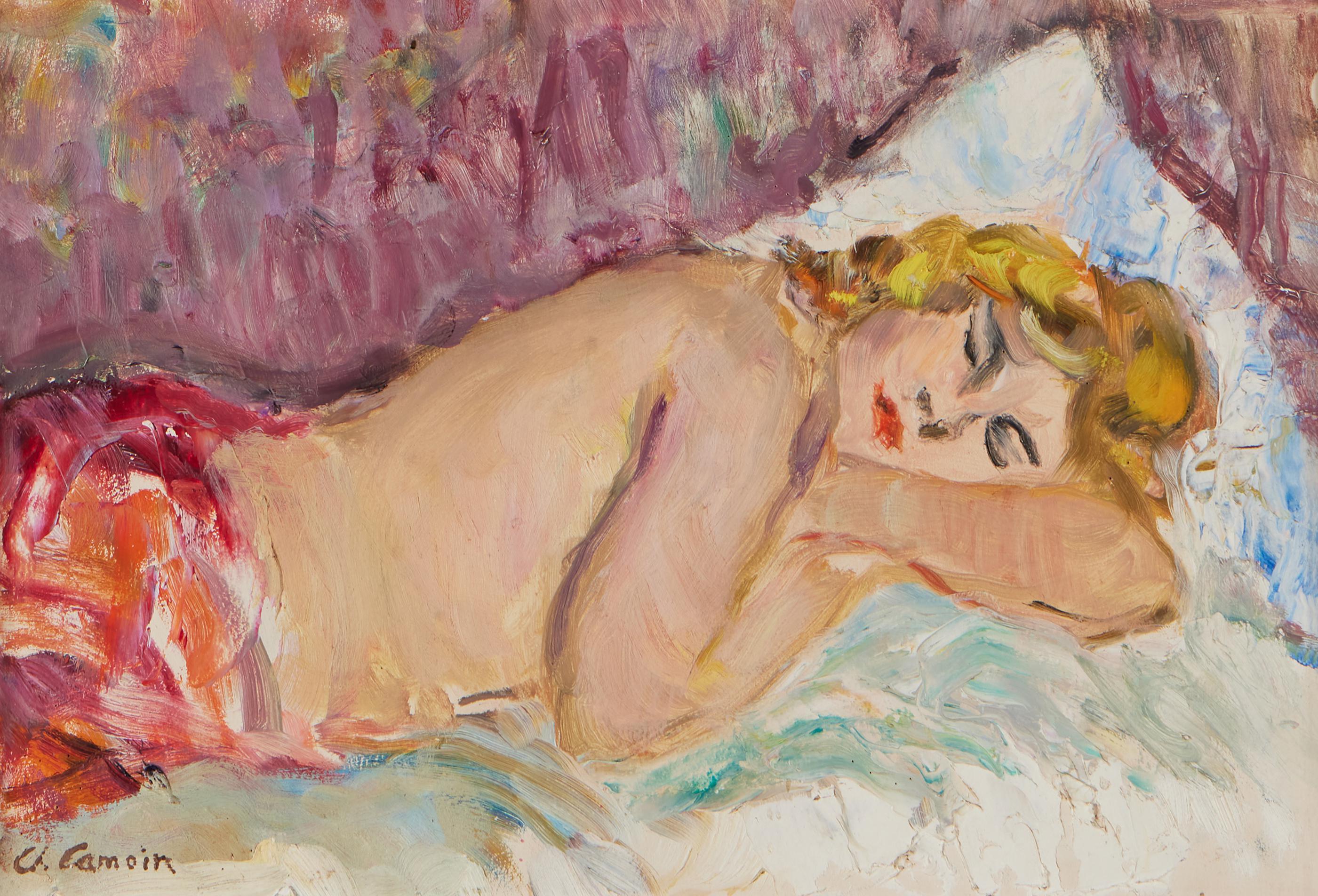 Jeune femme endormie (Mme Lalouette) 