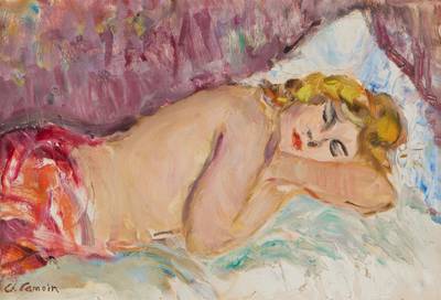 Jeune femme endormie (Mme Lalouette) 