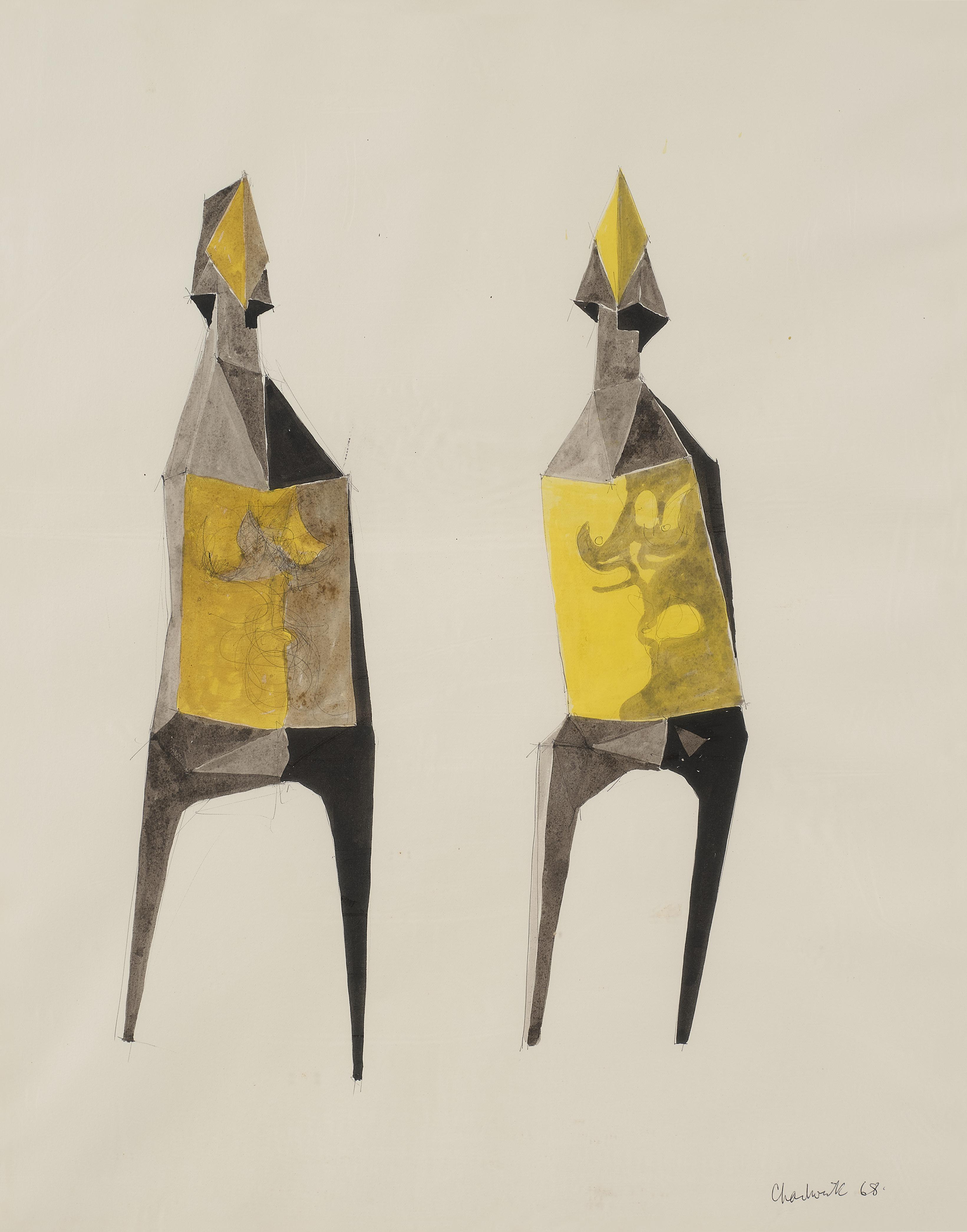 Lynn Chadwick — Two Figures (Elektras)