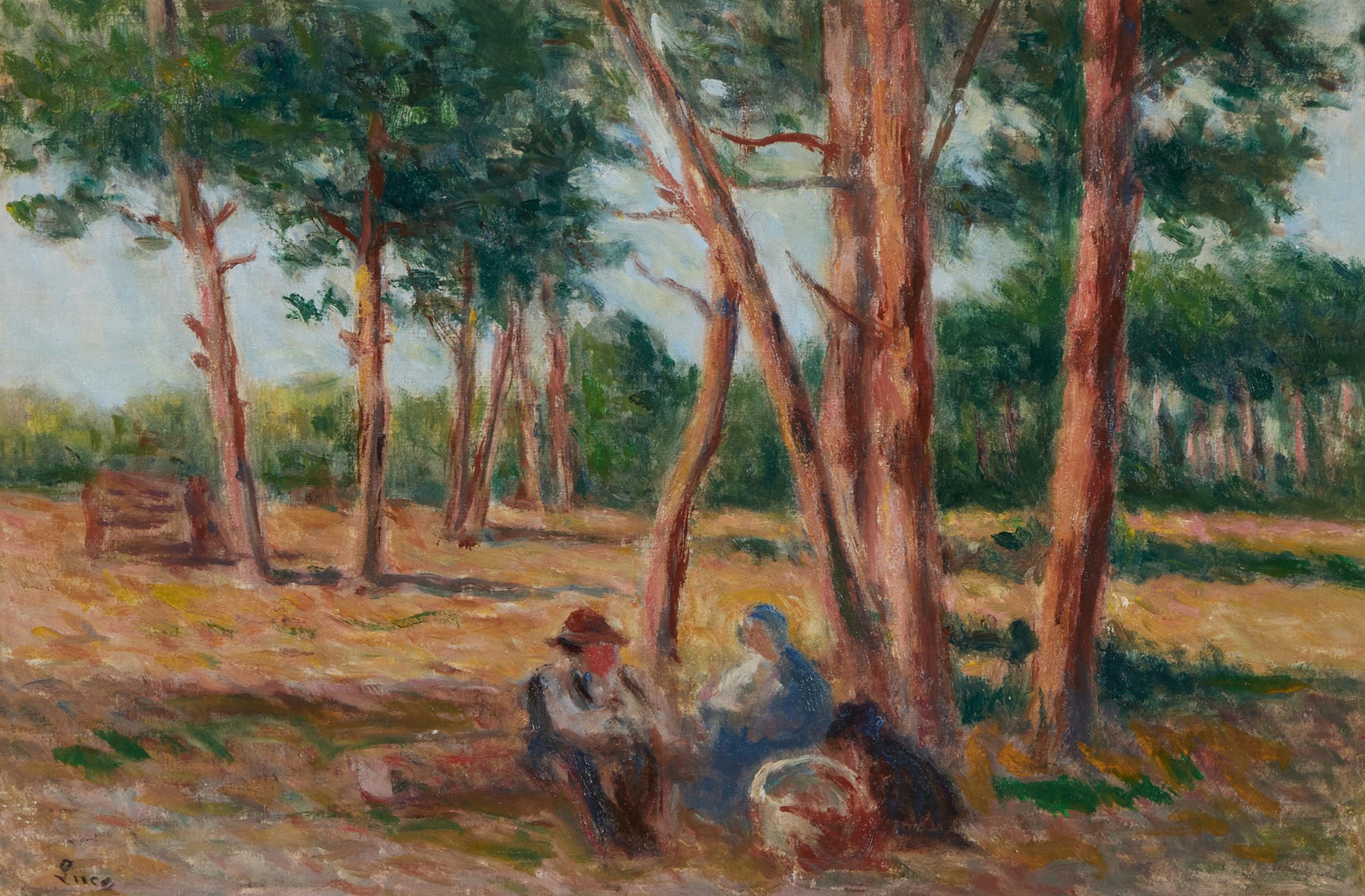 Environs de Rolleboise, le repos sous les arbres