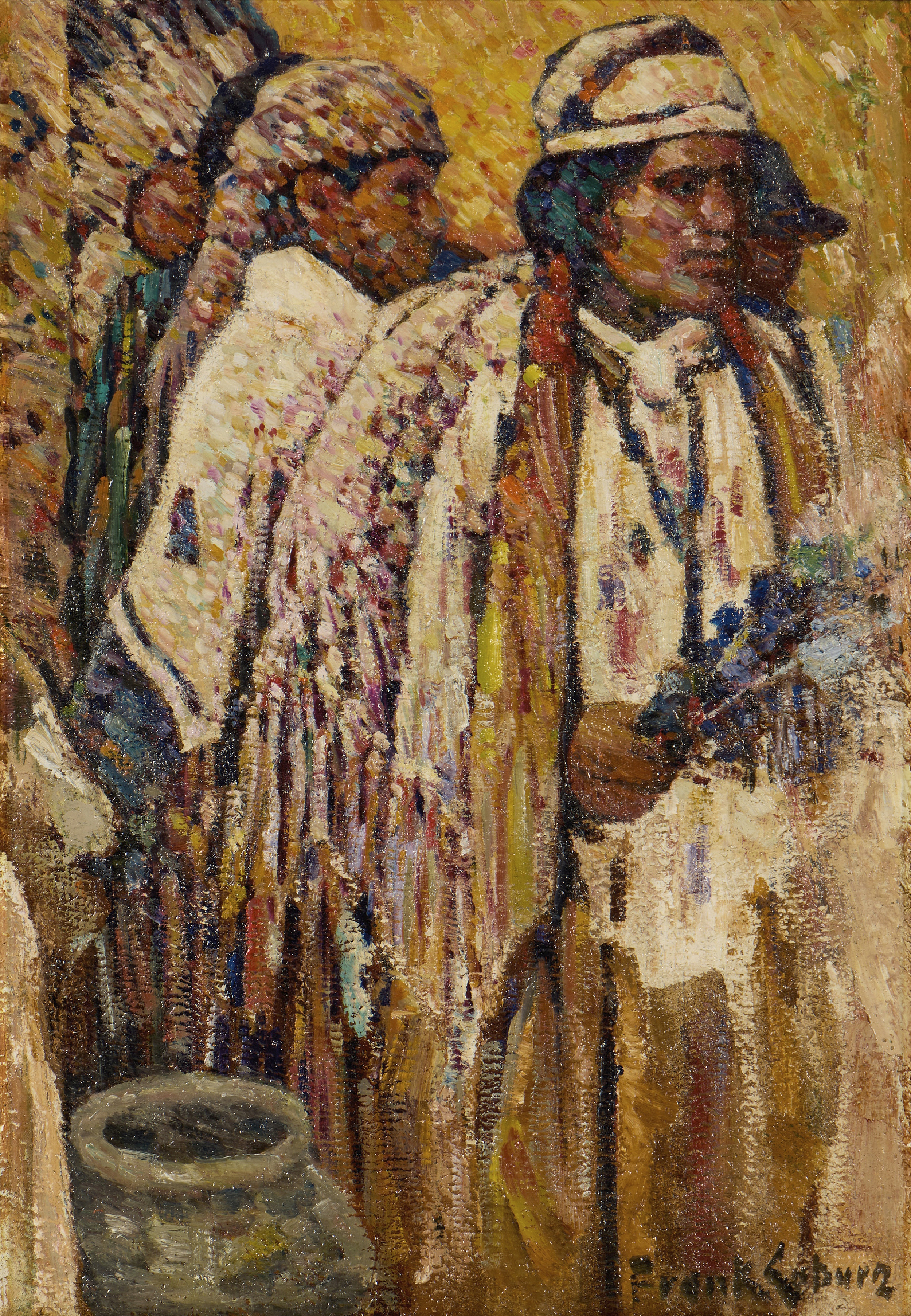 Frank Coburn — Indians in Ceremonial Robes