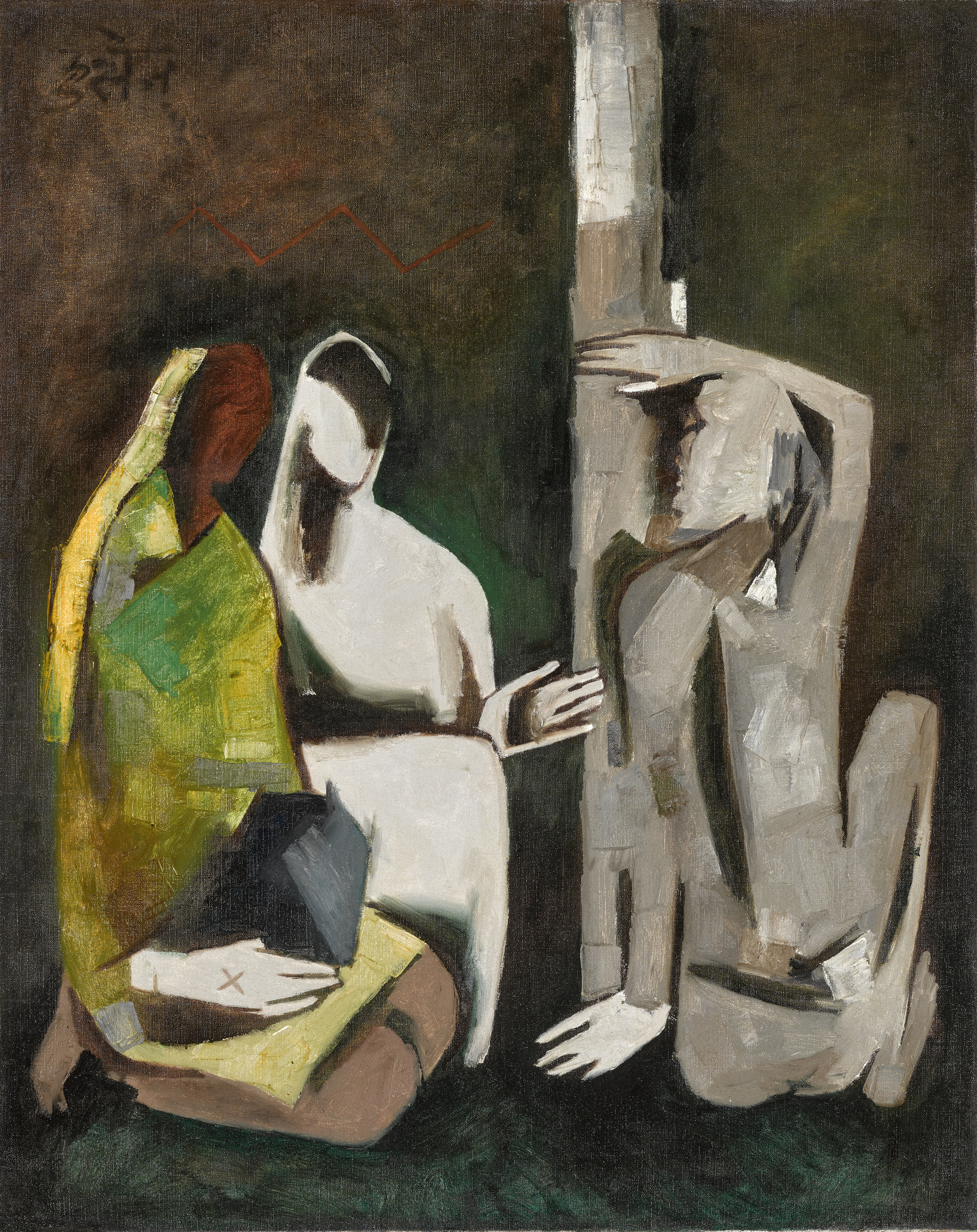 Maqbool Fida Husain — Untitled (Women)
