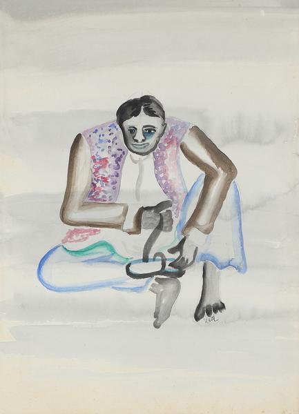Untitled (Seated Man)