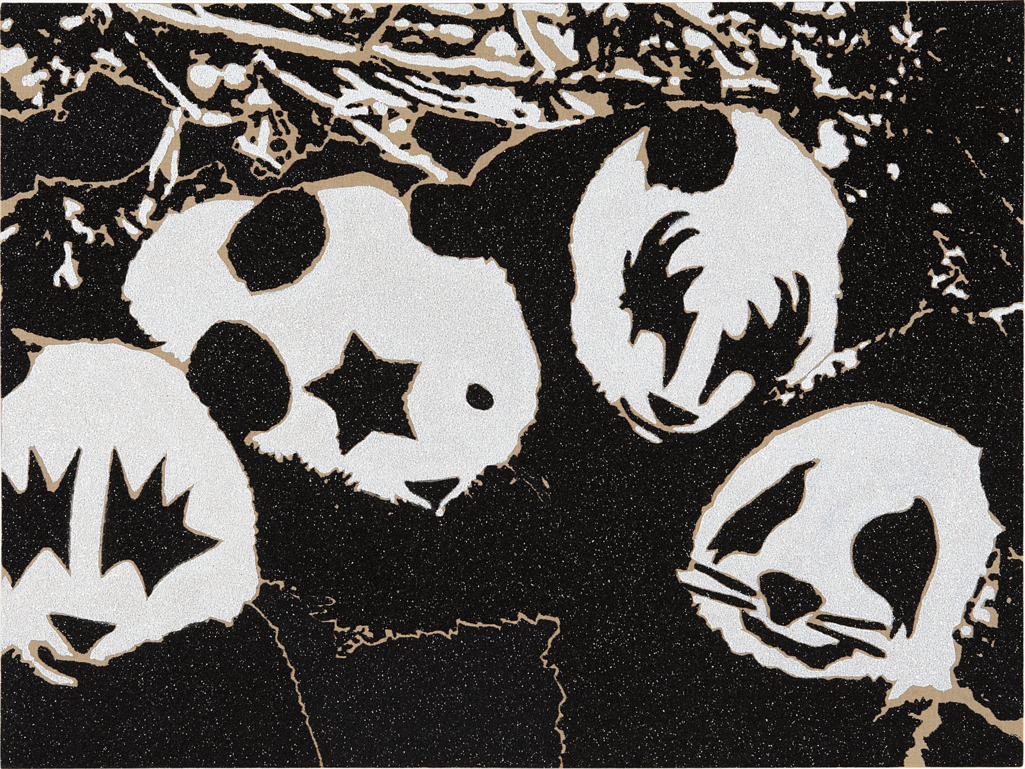 Rob Pruitt — Kiss Pandas