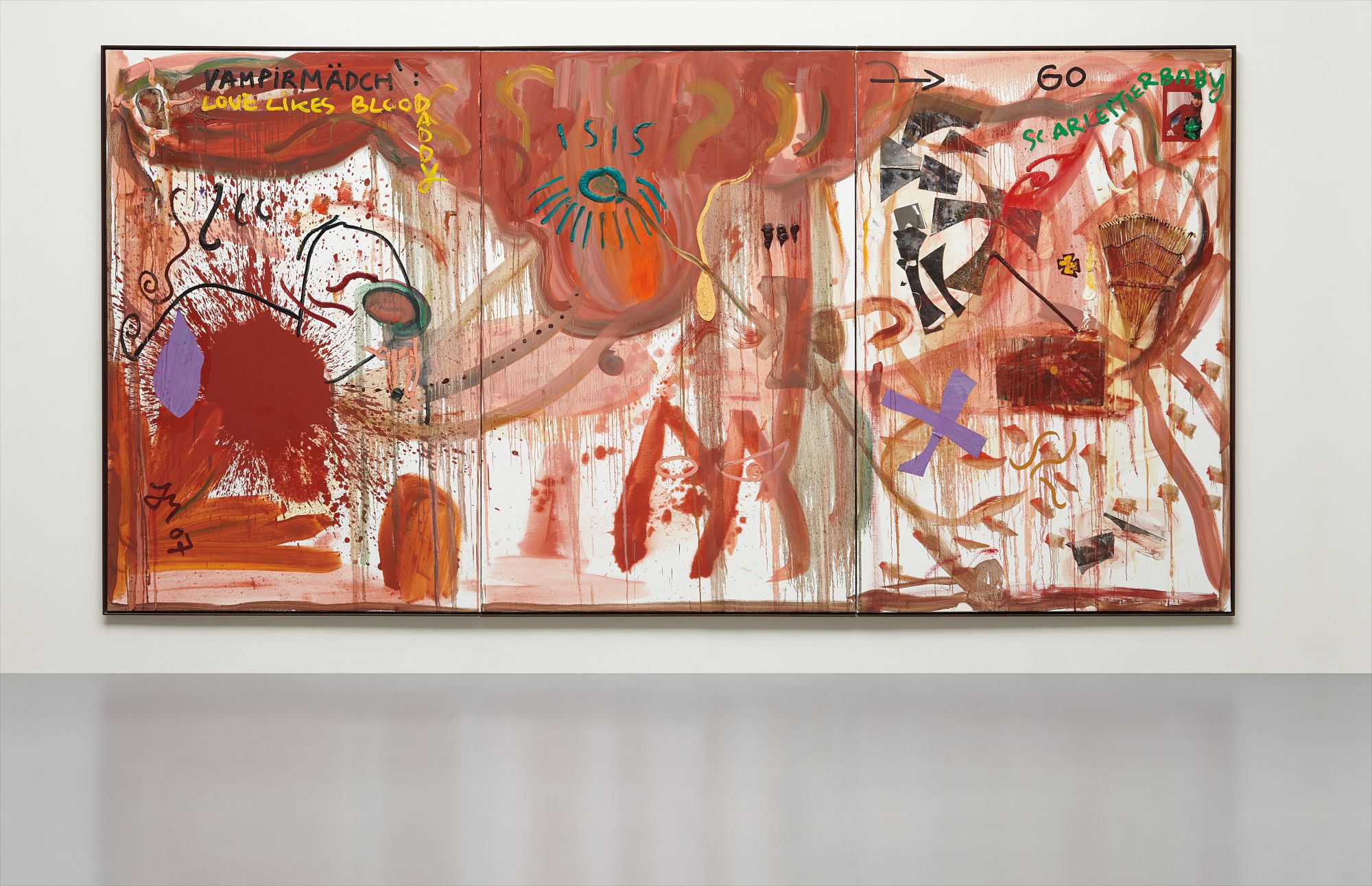 Jonathan Meese — Lichtsaurierin "Diktatyrdirnoz der Kunstierbabies"