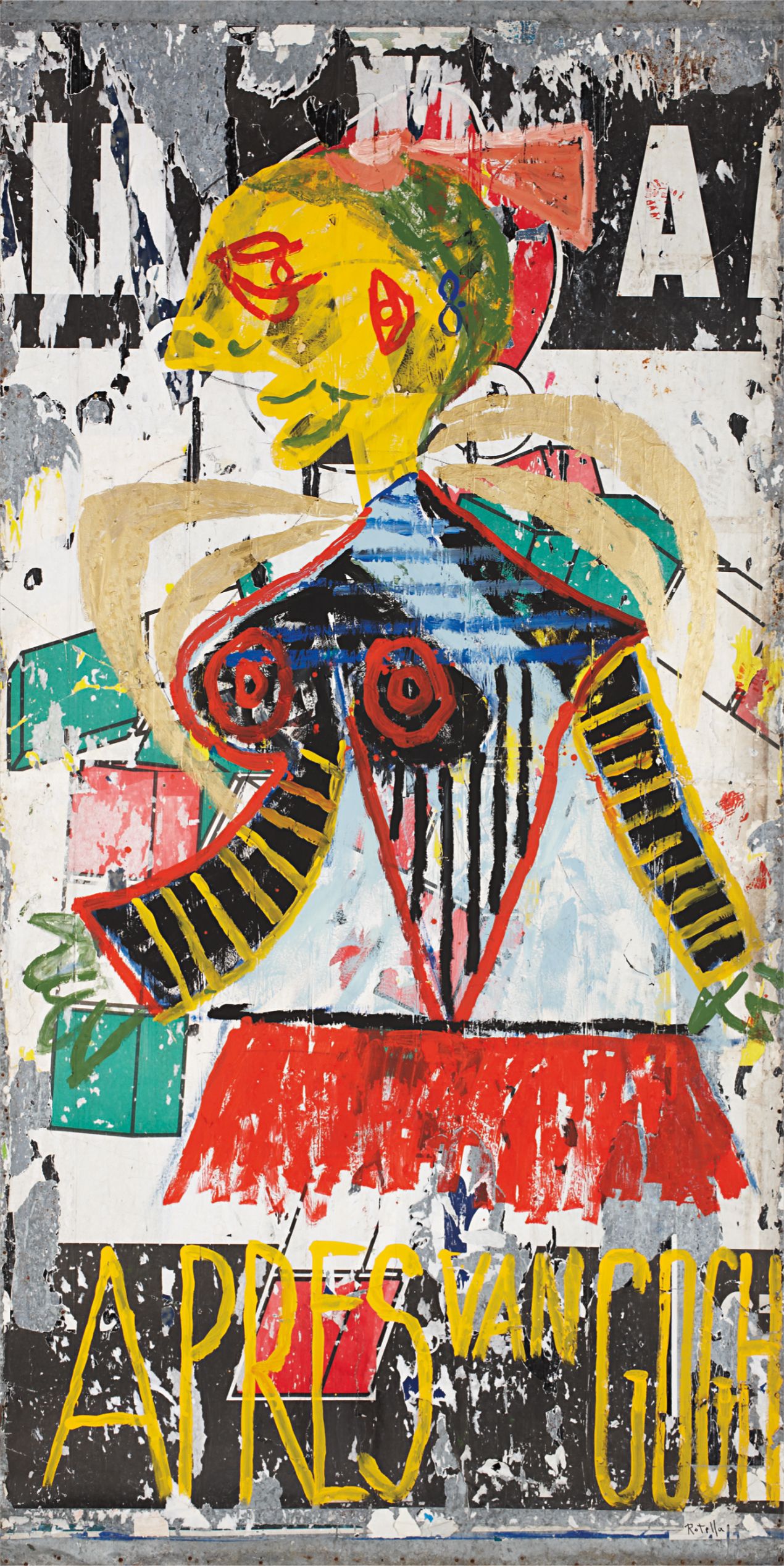 Mimmo Rotella — Apres Van Gogh