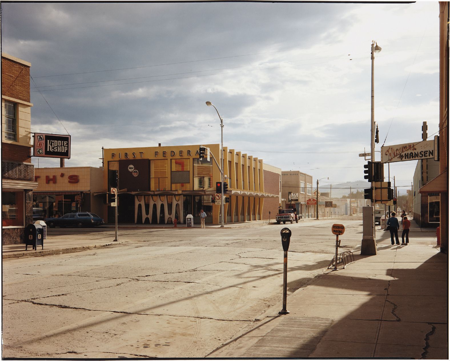 Stephen Shore — 2nd St. E. + S. Main St., Kalispell, Montana