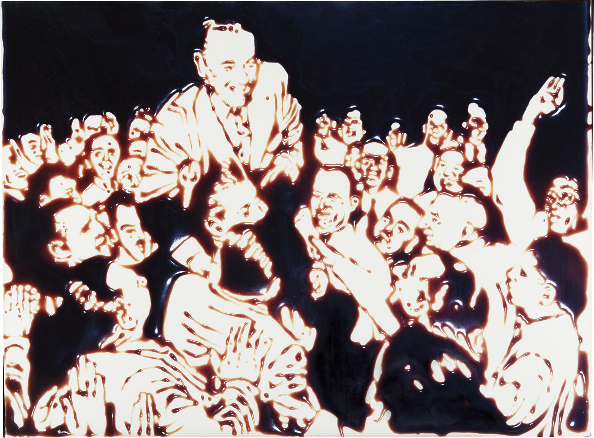 Vik Muniz — For He’s a Jolly Good Fellow (from Pictures of Chocolate)