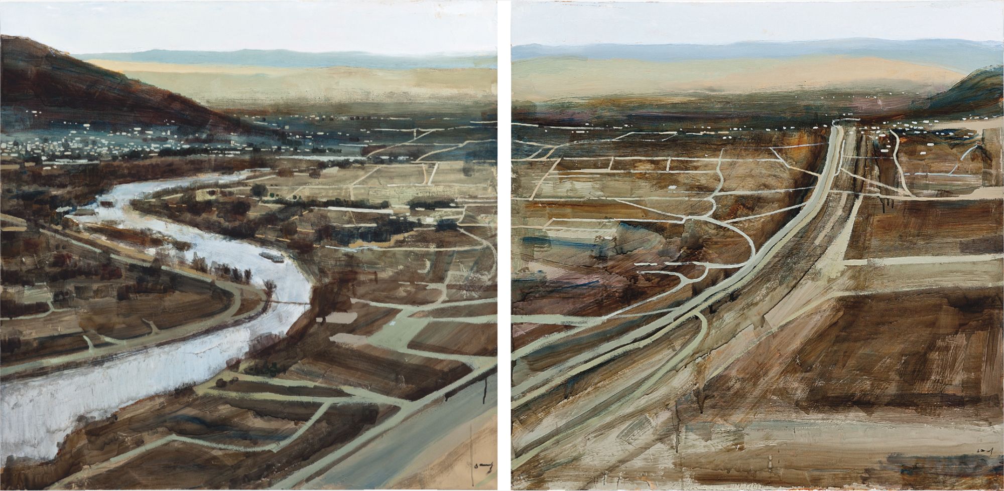 Landscape (Diptych)