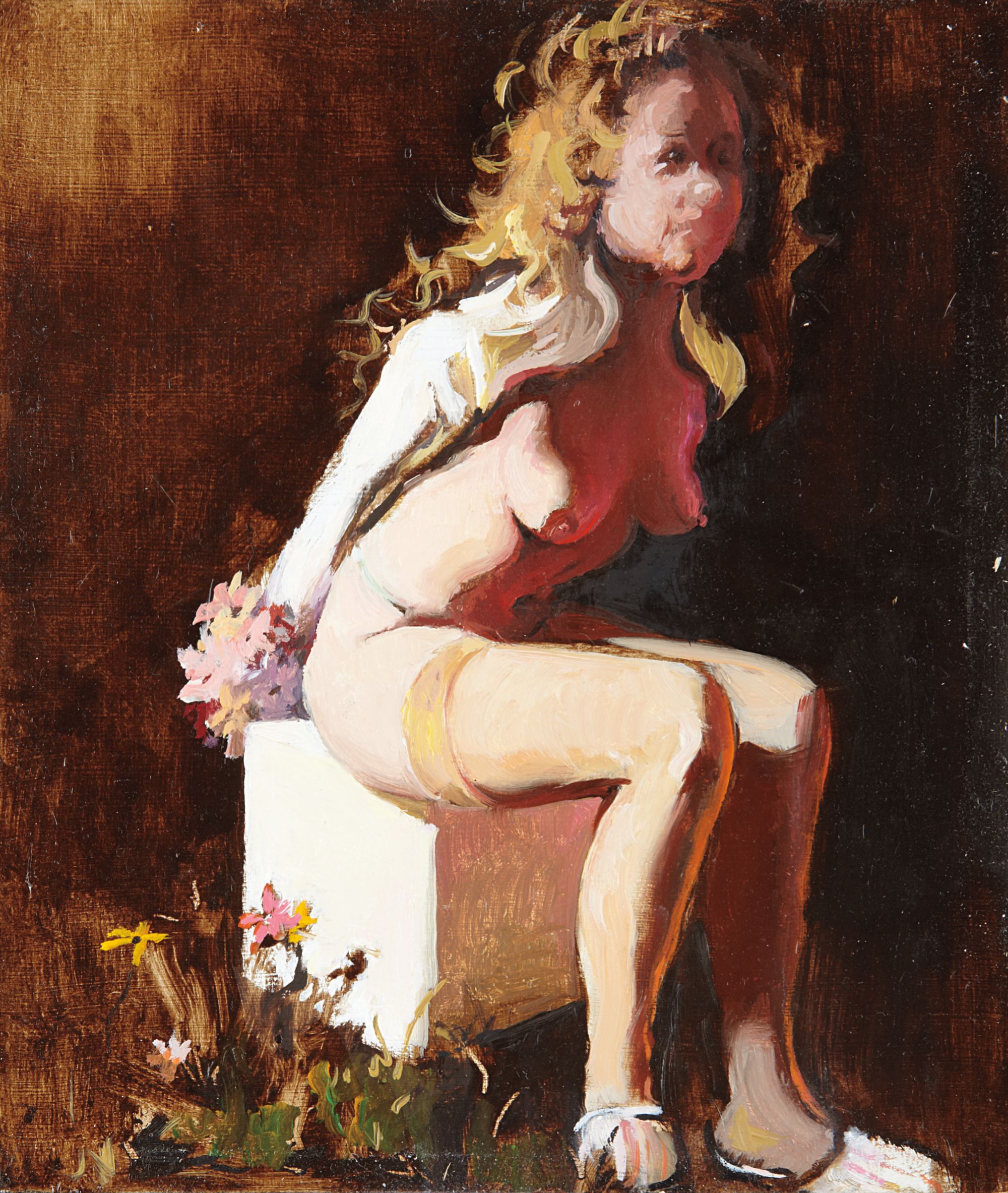 Lisa Yuskavage — Elizabeth on a Pedestal