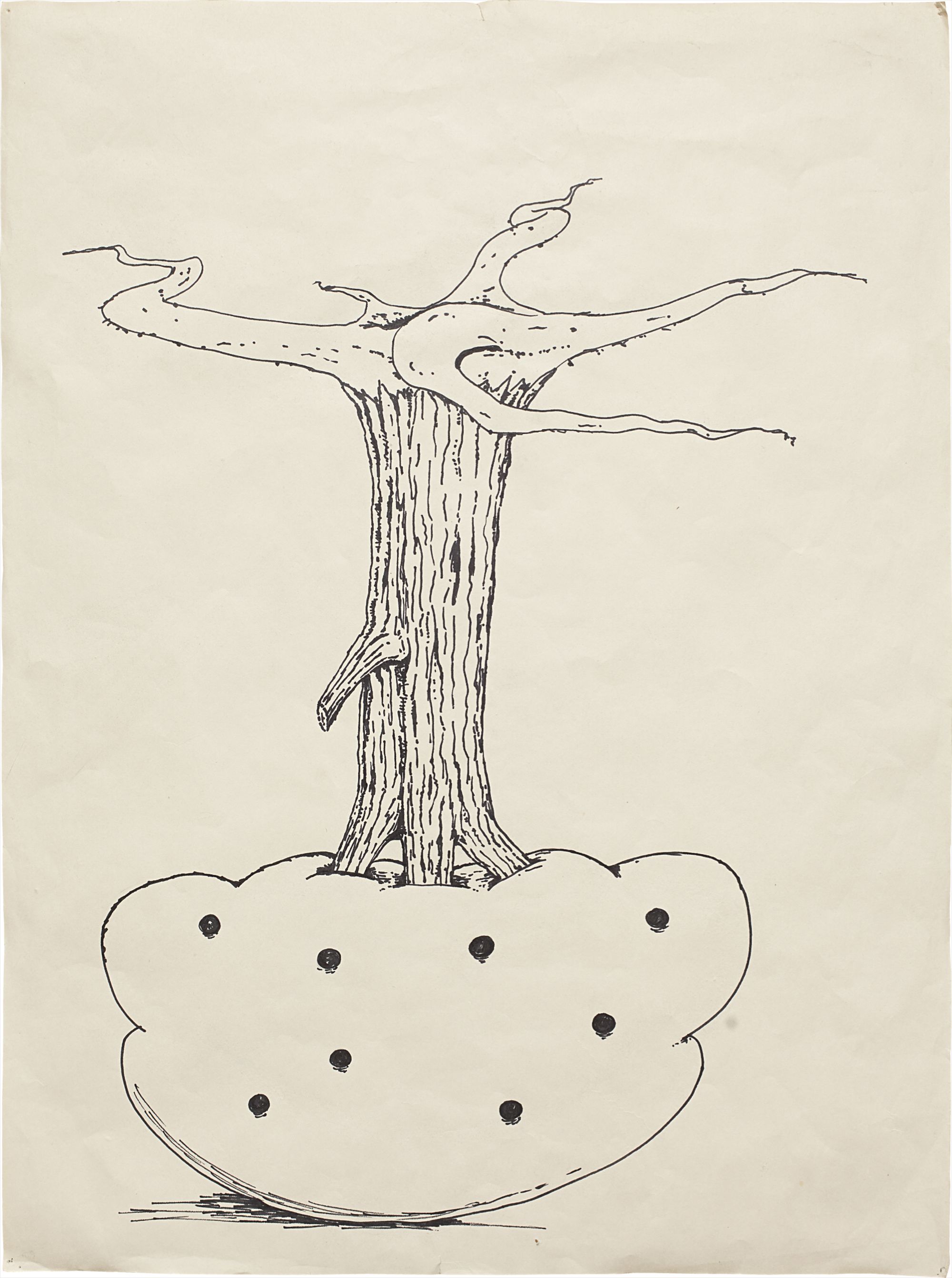 Mike Kelley — Uprooted fruit tree (from Monkey Island)