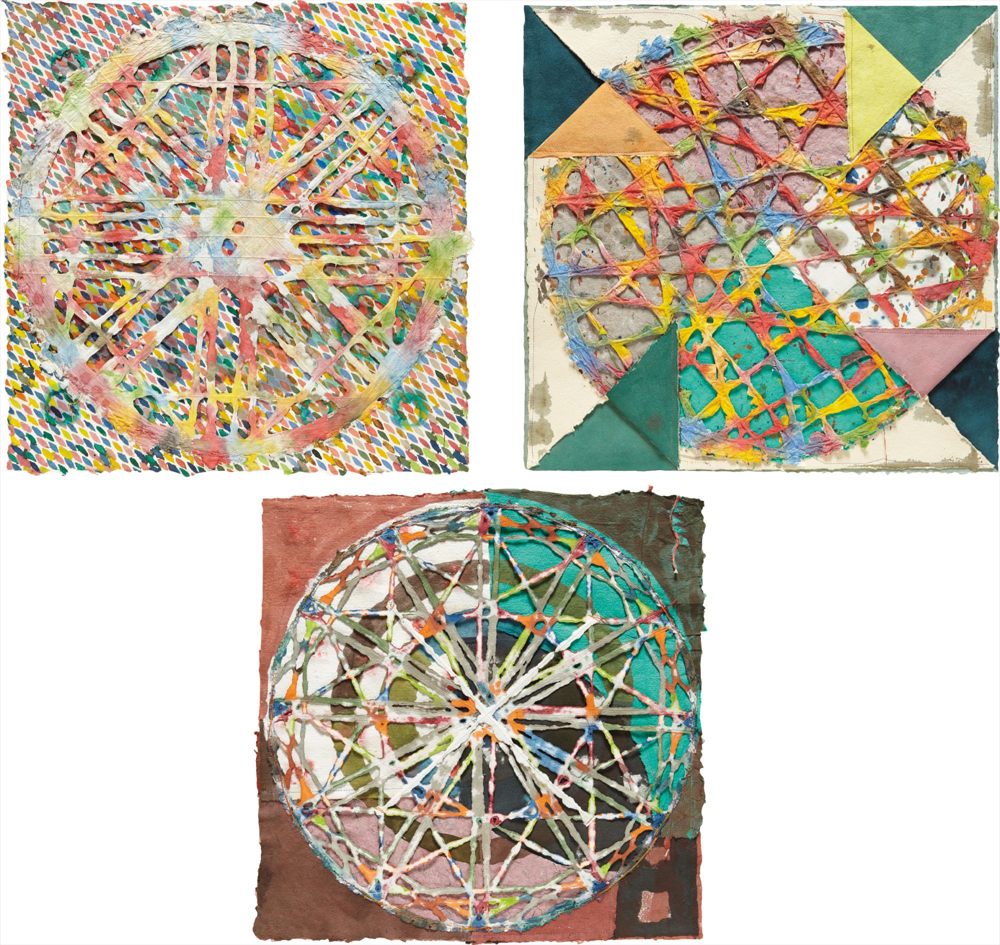 Three works: (i) Flock Pool, 1986; (ii) Eggs are Ready, 1986; (iii) My Sweet Daddy Back, 1986