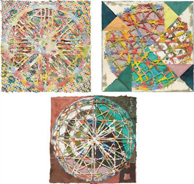 Three works: (i) Flock Pool, 1986; (ii) Eggs are Ready, 1986; (iii) My Sweet Daddy Back, 1986