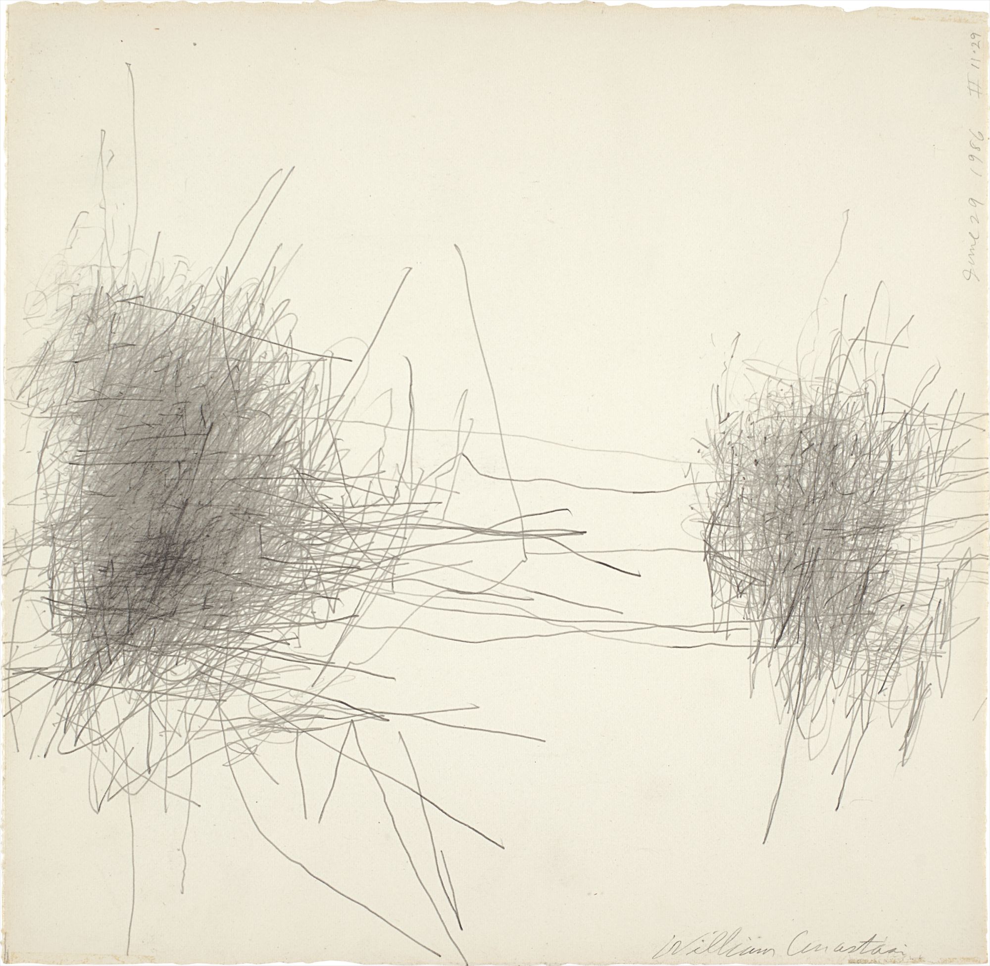 William Anastasi — Subway Drawing (#11-29)