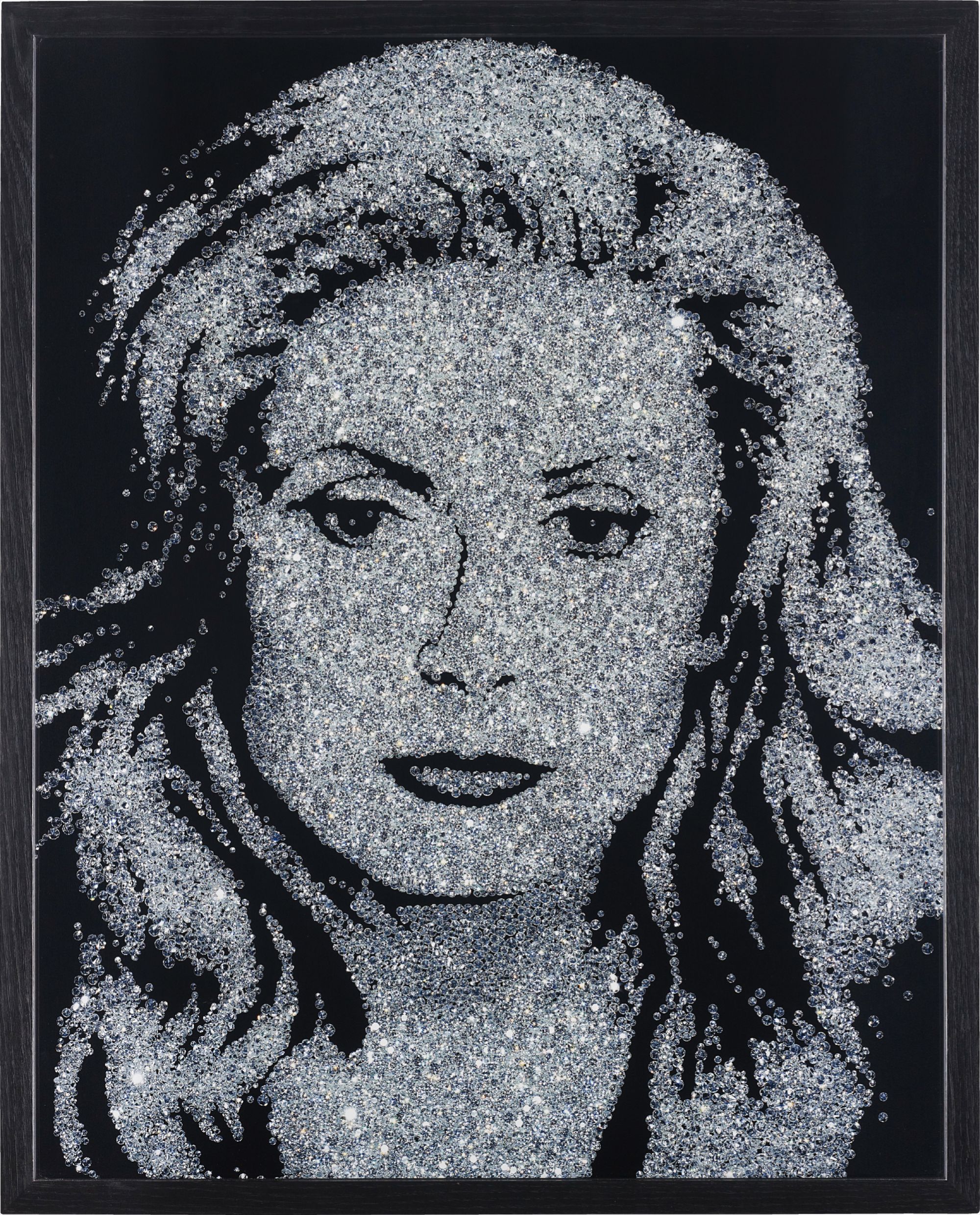 Vik Muniz — Catherine Deneuve (from Pictures of Diamonds)