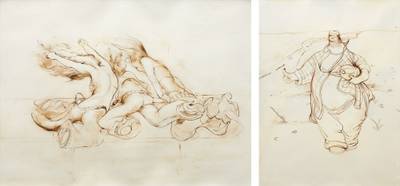 Two works: (i) Girls at a Rock Concert, 2004; (ii) Hitch-Hiker, 2003
