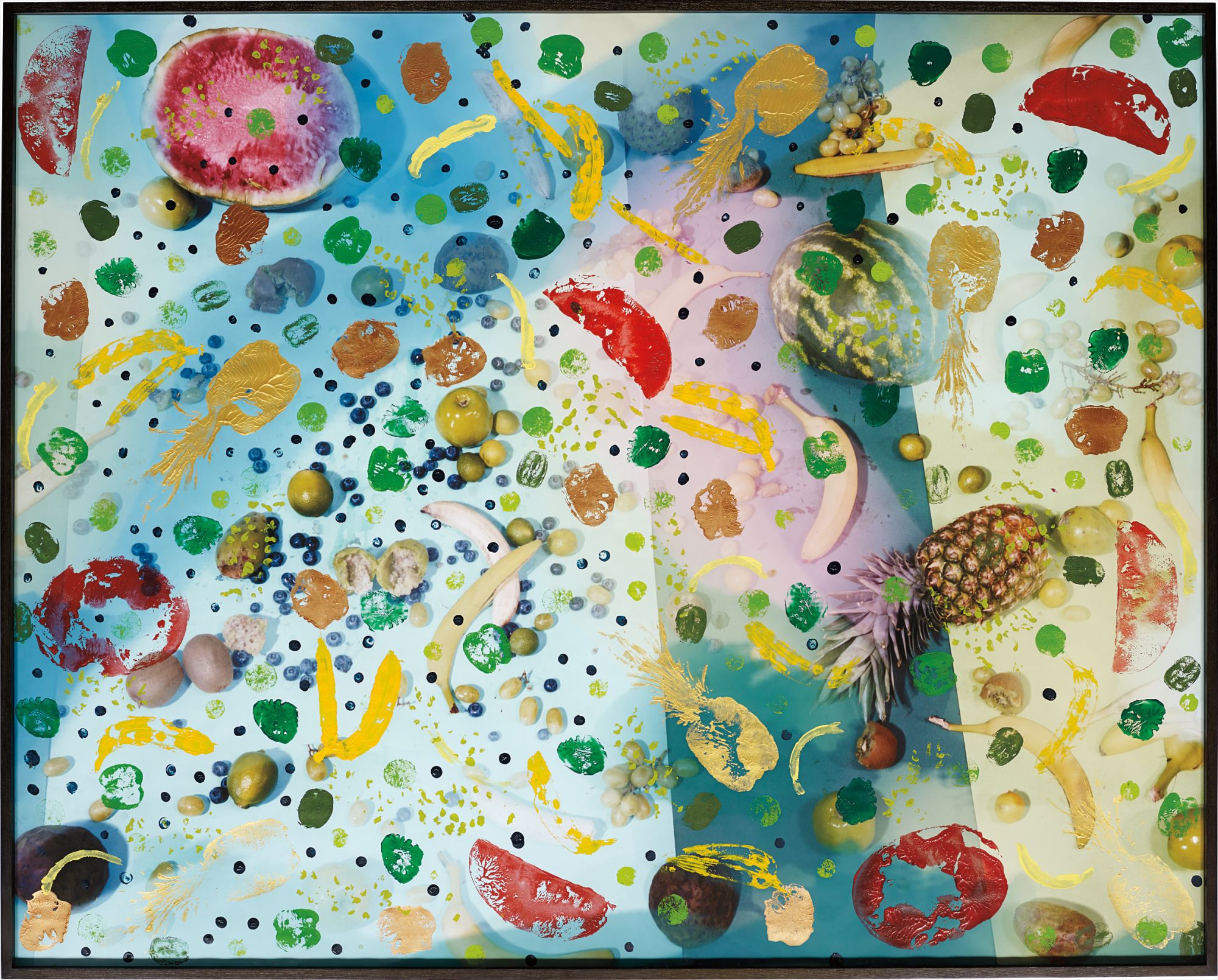 Sam Falls — Bananas, Blueberries, Granny Smith Apples, Kiwis, White Grapes, Watermelons, Limes