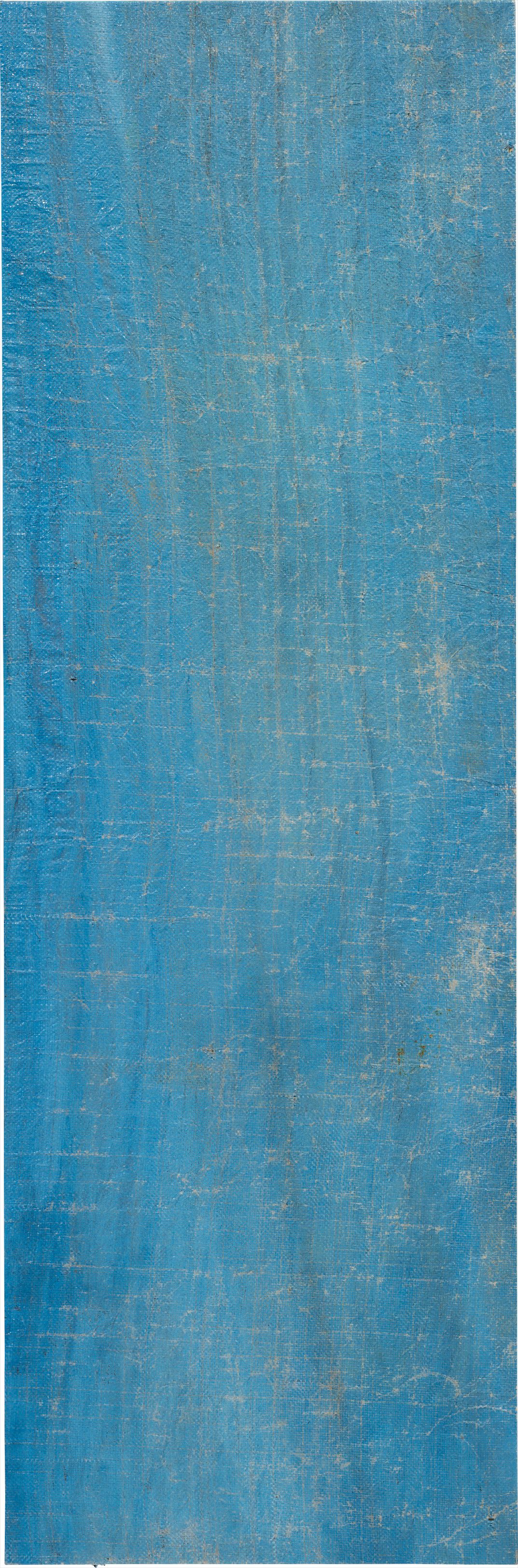 Aaron Bobrow — tarp on wooden stretcher bars