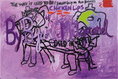 "Well, the words on my drawings and paintings also function as a kind of 'signature' or a 'tag.' As for 'self-revelations,' sometimes I do want to appear as 'nothing more to lose' but just as much as 'nothing can ever be lost.'" Bjarne Melgaard, 2006