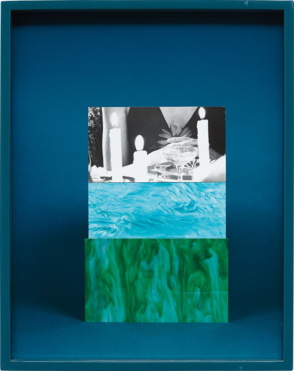 Elad Lassry — Teal Swirl, Green Twirl