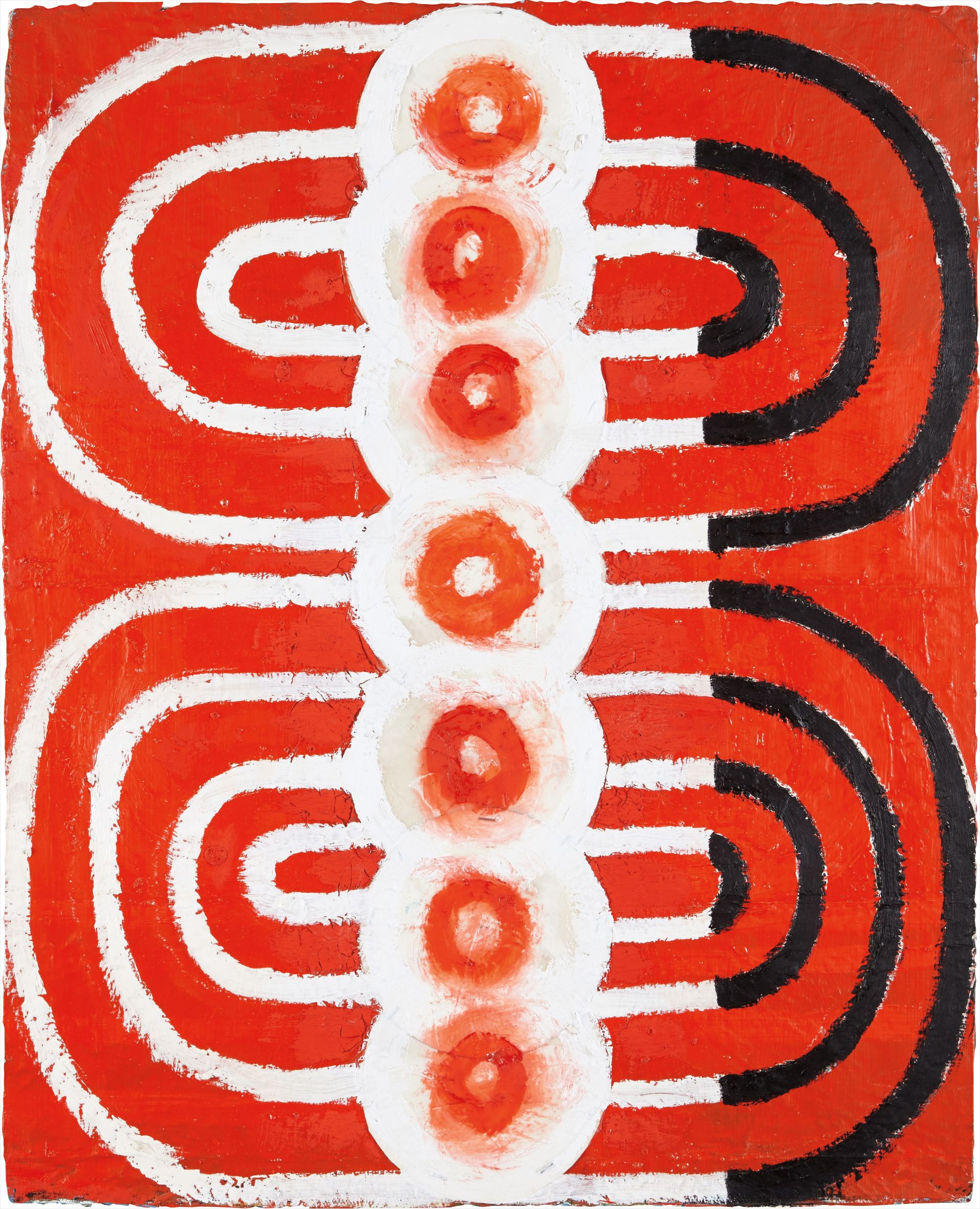 “On some level, I am always a landscape painter. Even when I make what other people see as more severe abstract paintings, for me, the presence of a horizon line or line at the bottom establishes a ground and basic landscape orientation.” Chris Martin, 2014