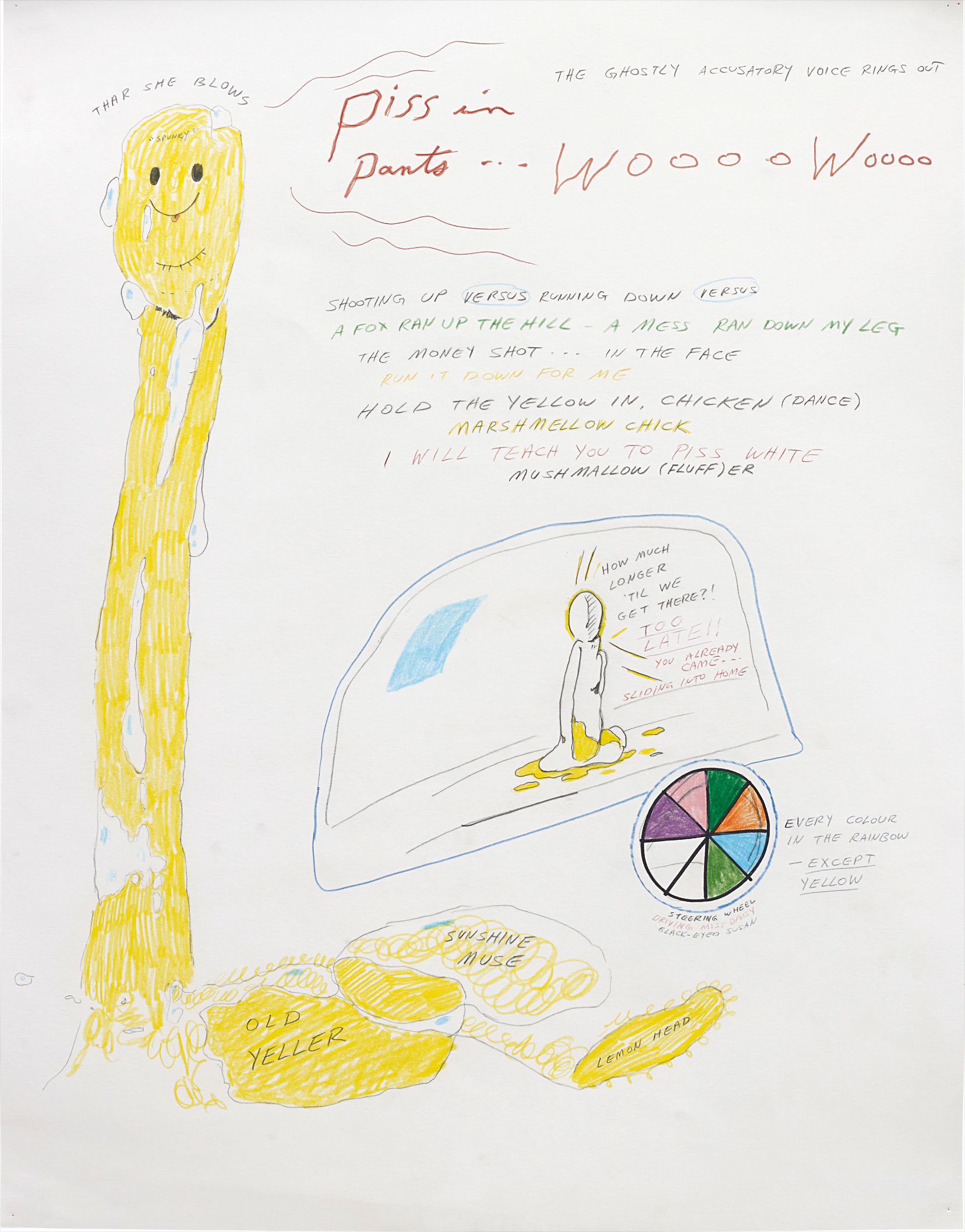 Mike Kelley — White or Yellow?
