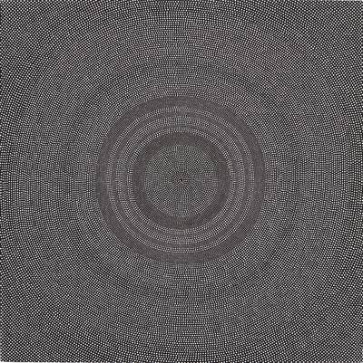 flashe and gesso on canvas