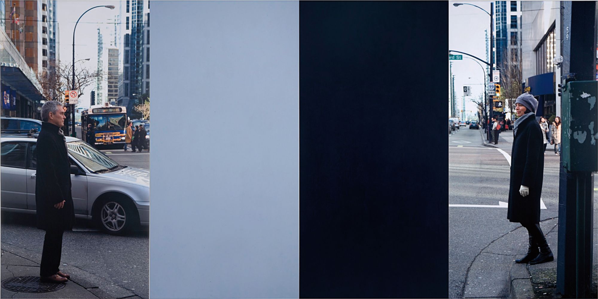 Ian Wallace — At the Crosswalk III