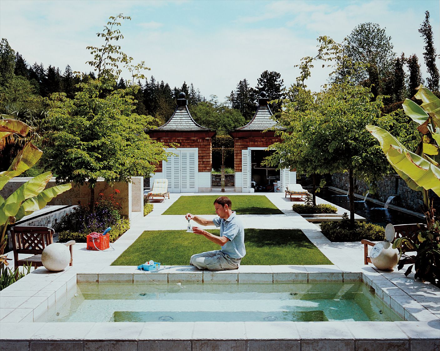 Scott McFarland — Analyzing, Ryan Otto Conducts Water Test