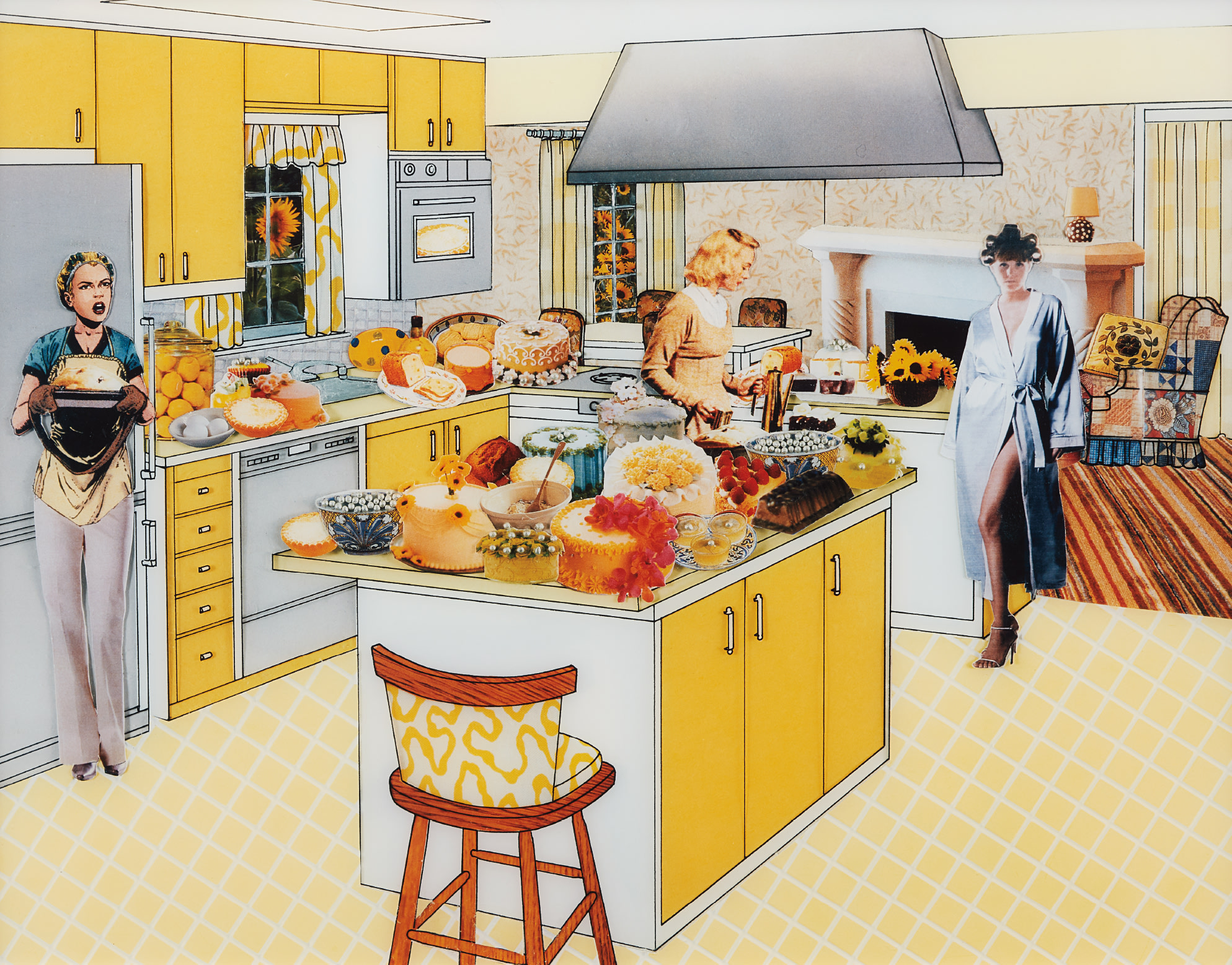 Laurie Simmons — The Instant Decorator (Yellow Kitchen)
