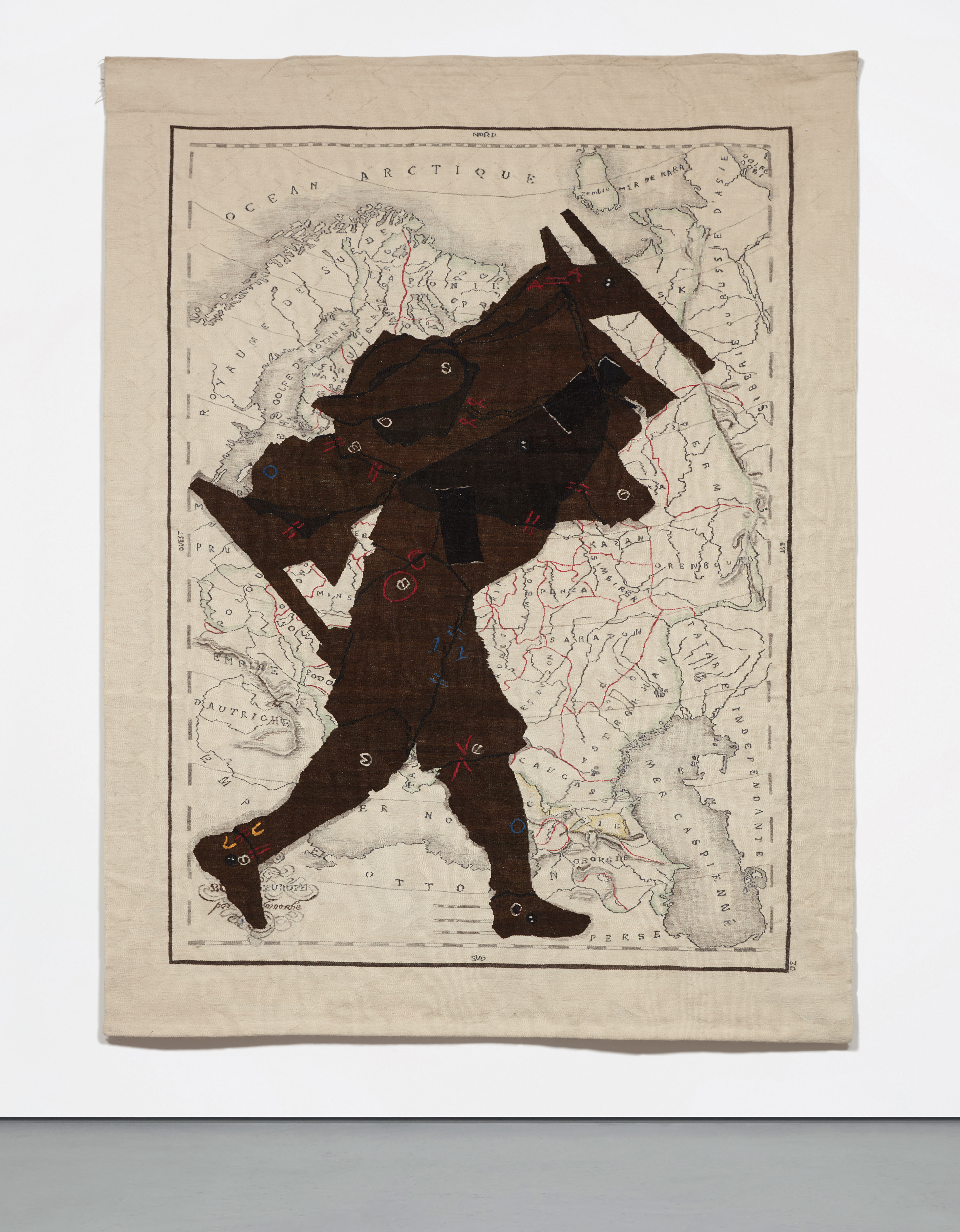 William Kentridge — Porter Series: Man with Bed on Back