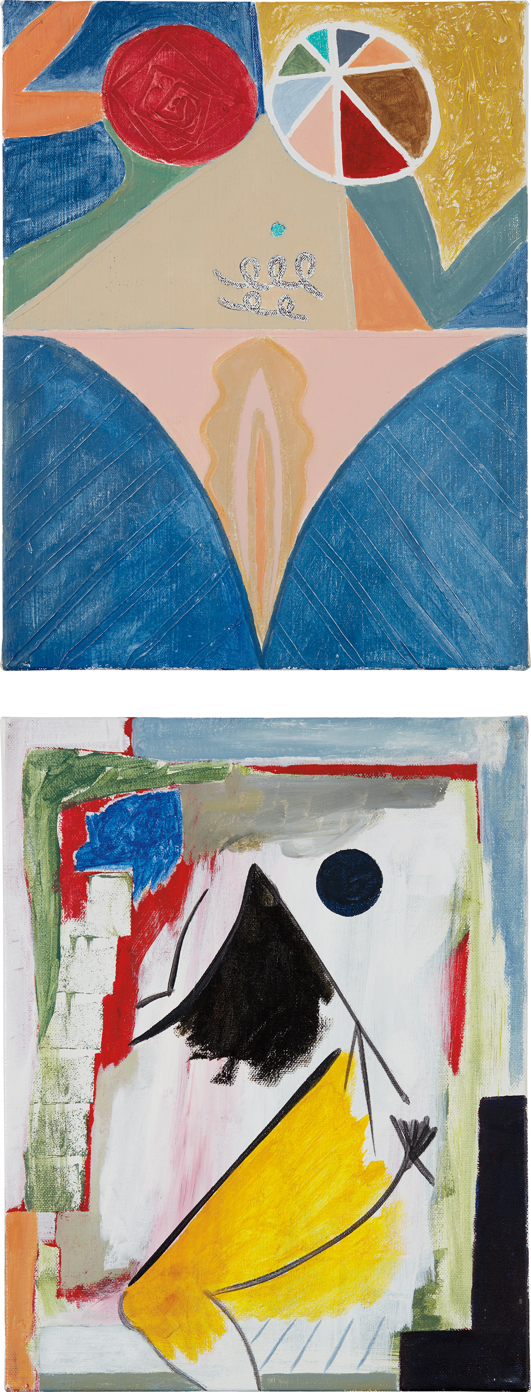 Two works: (i) Indian Summer  (ii) Nude (Exiting Bath)