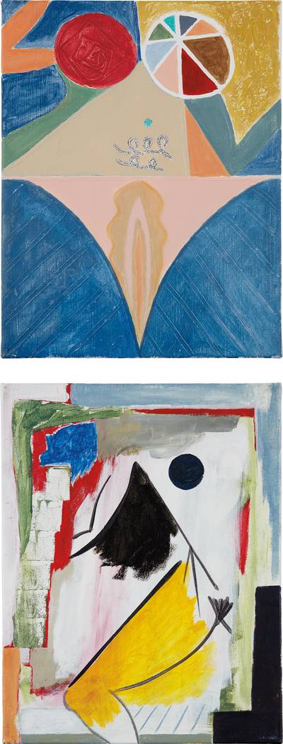 Two works: (i) Indian Summer  (ii) Nude (Exiting Bath)