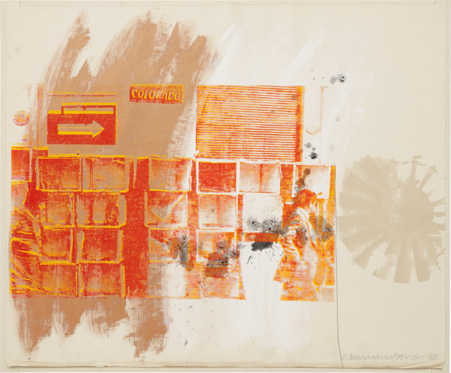 Robert Rauschenberg — Red Spinner
