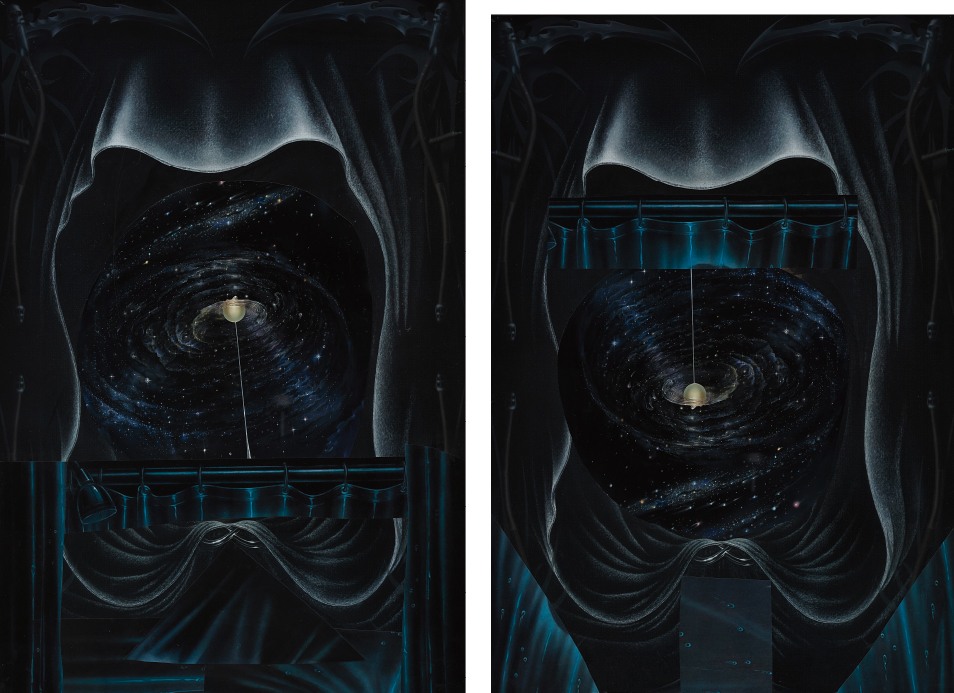 Sterling Ruby — Spatial Facial Diptych