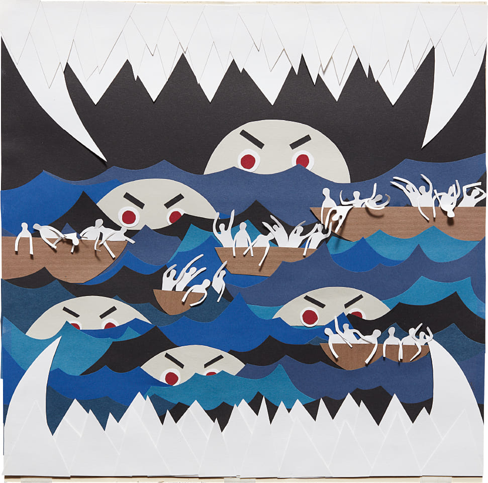 Michael Velliquette — They Set Off in Rafts and Arrived in Bones