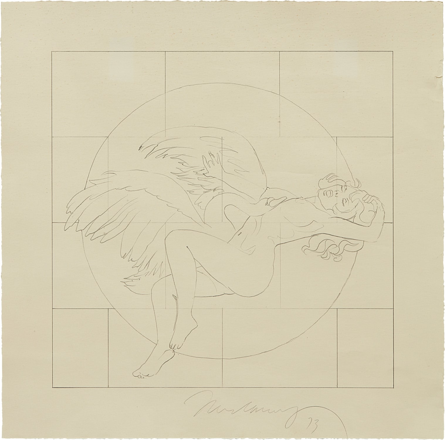 Mel Ramos — Leta and the Swan