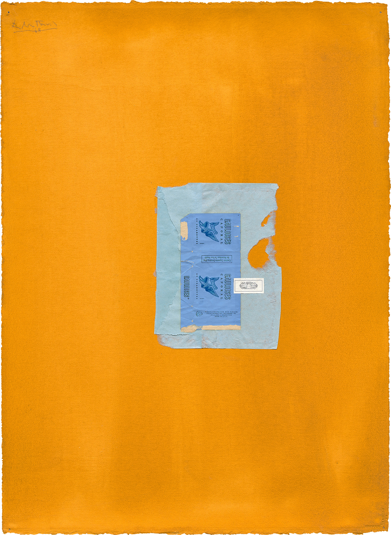 Robert Motherwell — In Yellow Ochre with Two Blues