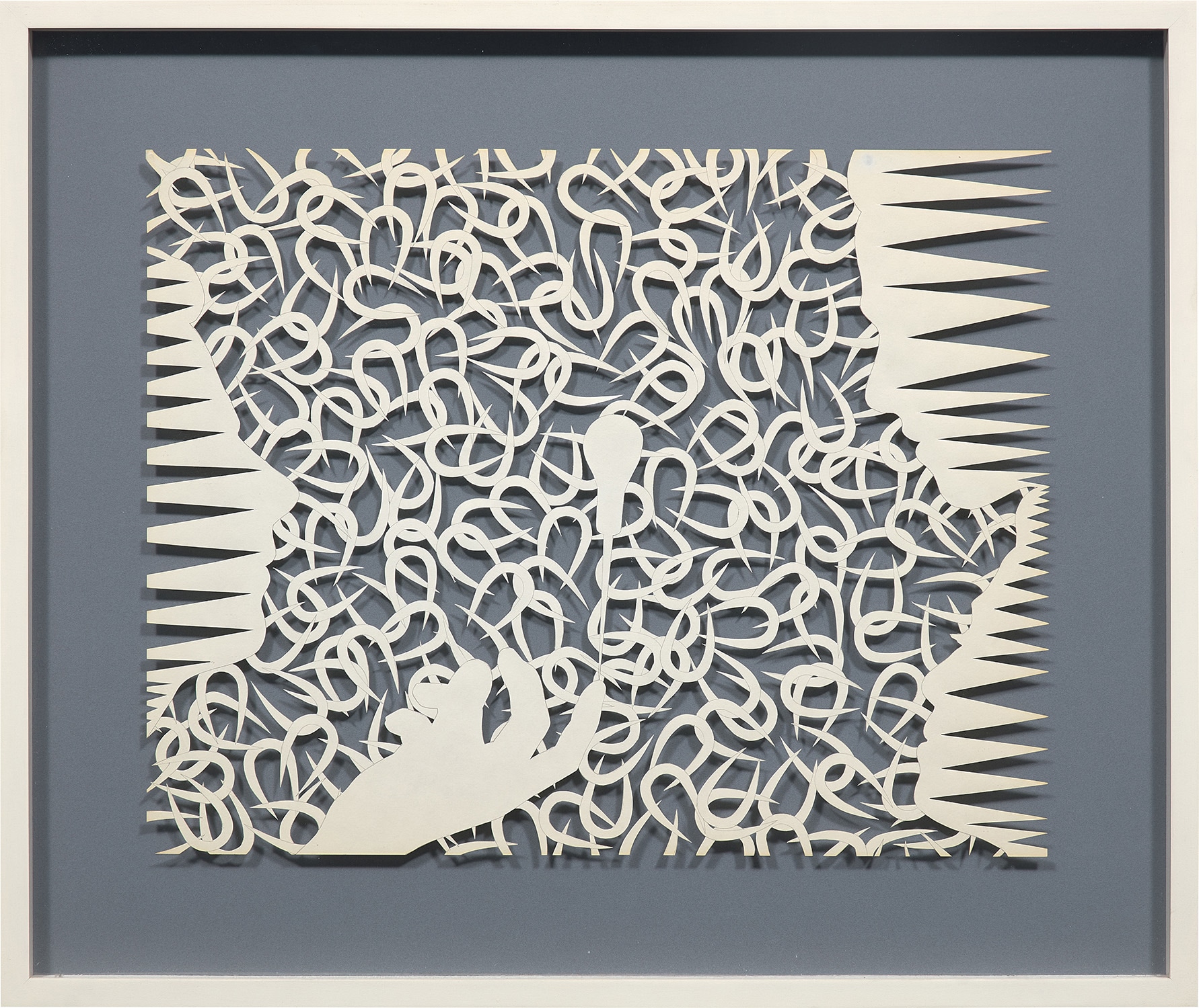 Lucas Samaras — graphite on cut paper