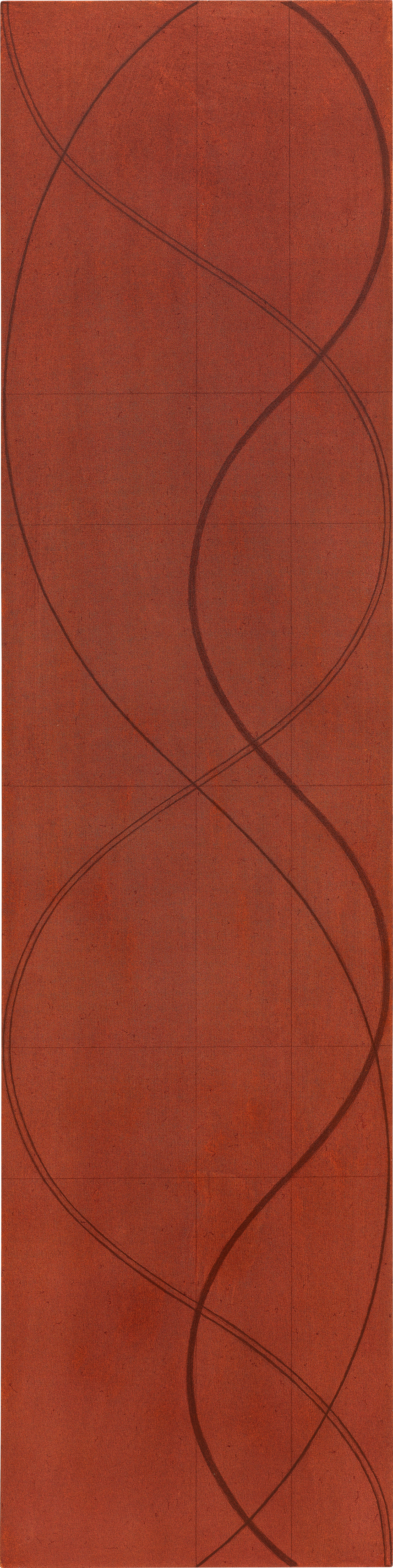 Robert Mangold — Column Painting 8A (Dark Red Study)
