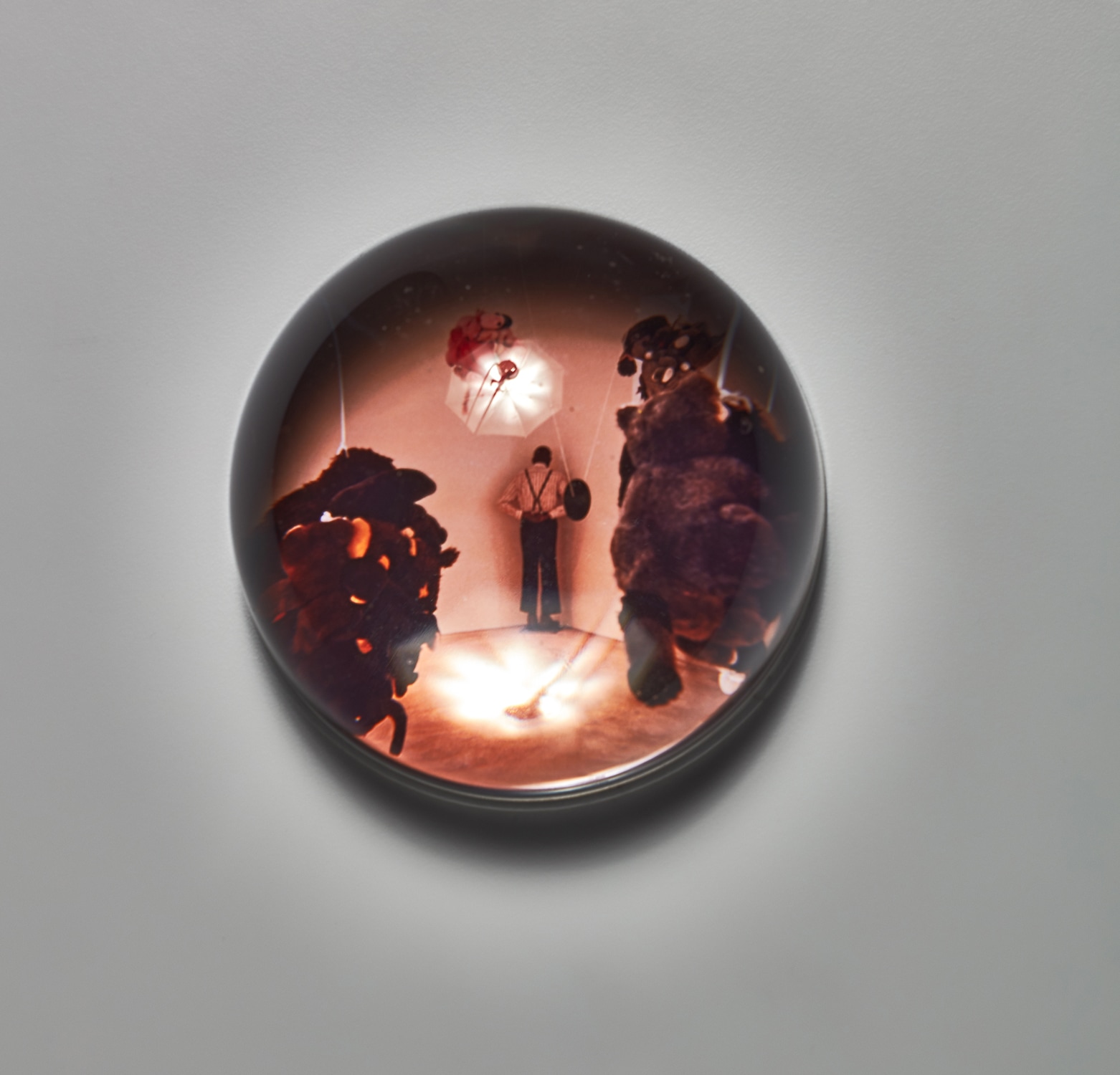 Louise Lawler — Cibachrome print in crystal paperweight