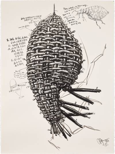 Drawing for "Flea-House"