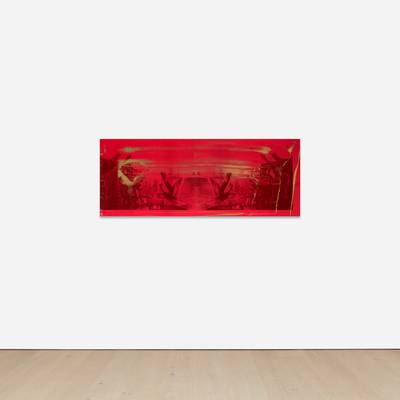 A Martyr to End Man's Inhumanity (red and gold reflection)