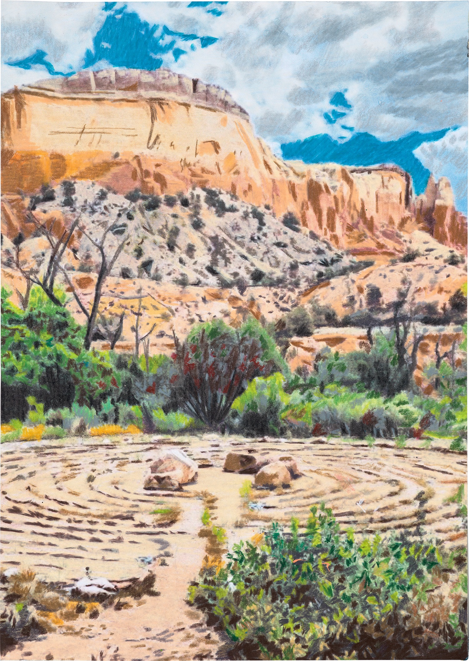 Hilary Pecis — Ghost Ranch Drawing